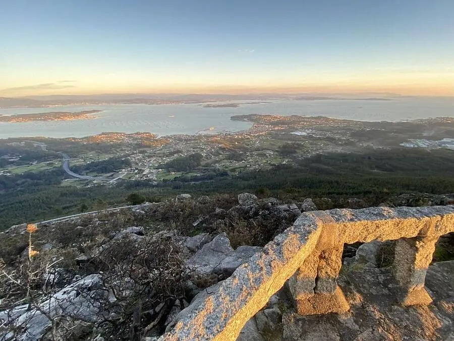 Vistas a la ría desde el Mirador de A Curota